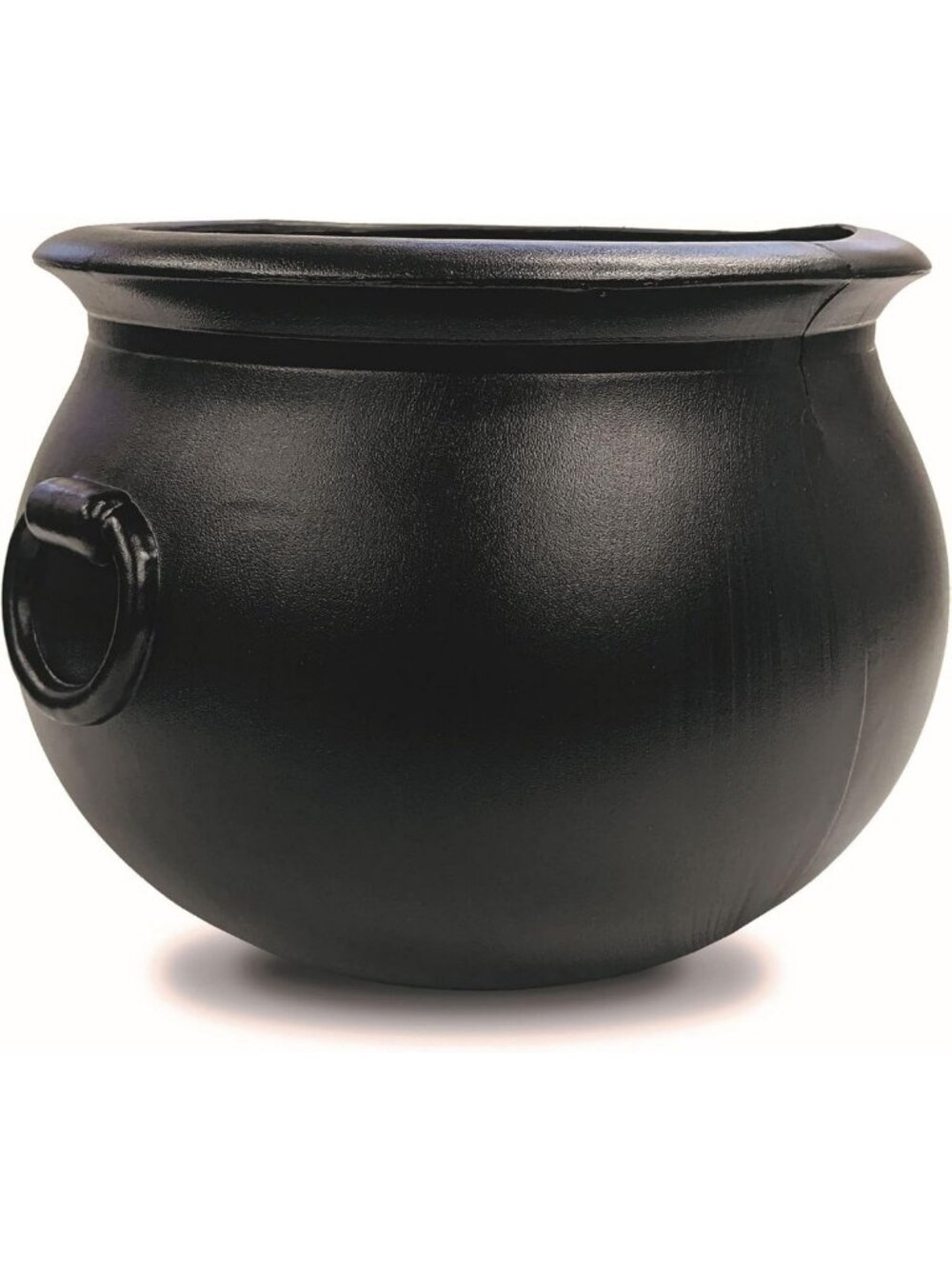 Spooky Black 16" Witch Cauldron for Halloween Decor & Trick or Treat Candy
